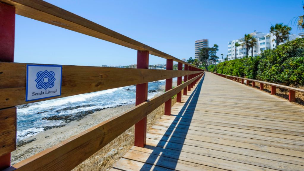 Mijas, Playa de Rocas del Mar, Senda Litoral, Costa del Sol